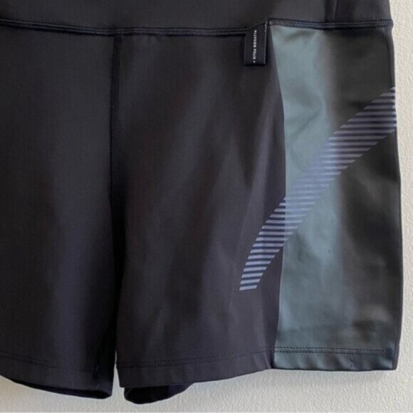 Athleta x Allyson Felix Legend Shortie Shorts 1x Plus Black Performance Biker - Picture 10 of 13
